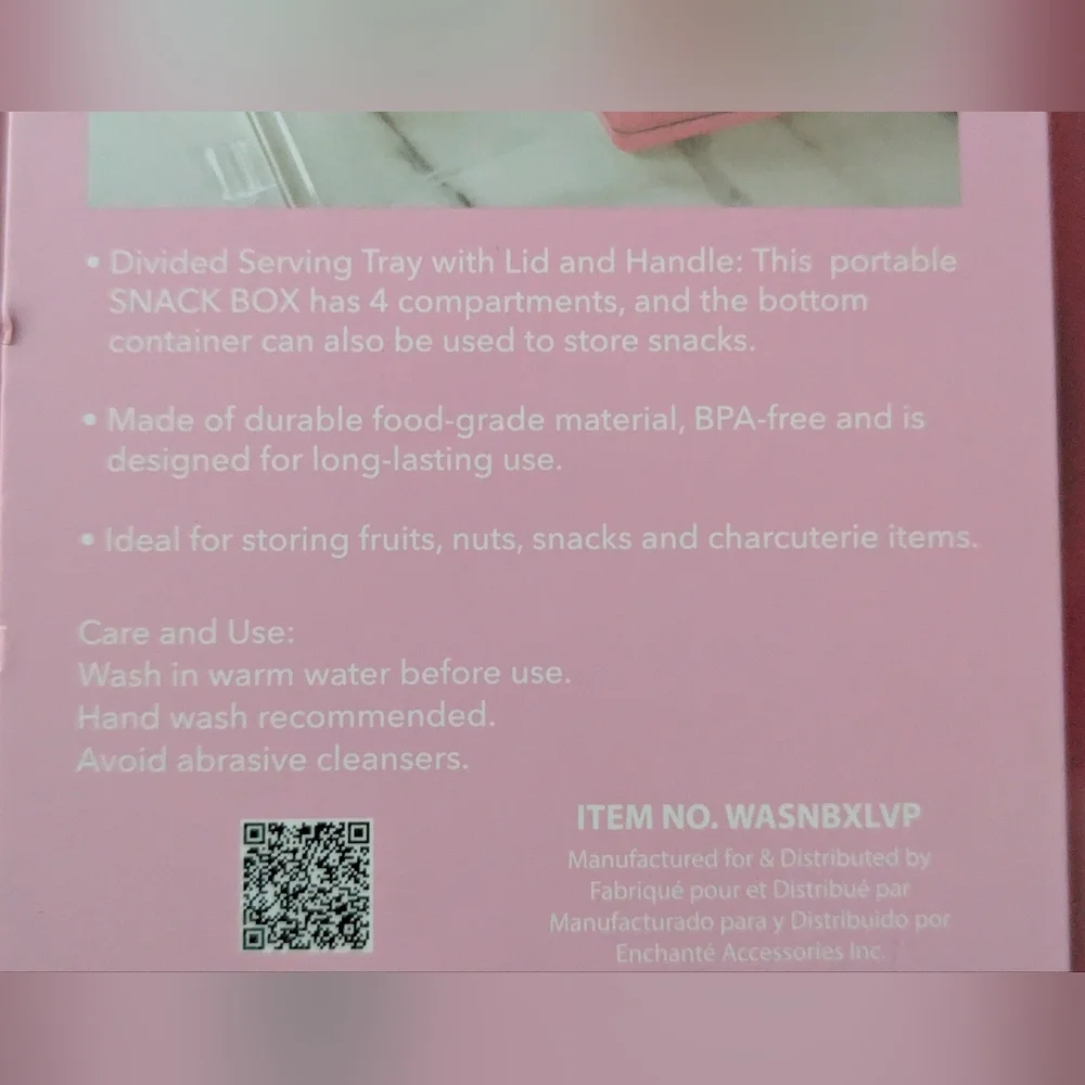 LOVE Snack Box CWC Pink - Picture 6 of 6